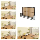 WallBedKing Schrankbett WallBedKing Schrankbett – Platzsparendes Vertikales Wandbett 200 cm 200 cm