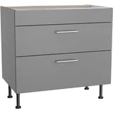 OPTIFIT Unterschrank OPTIkomfort Mats825 90 x 87 x 58,4 cm Basaltgrau