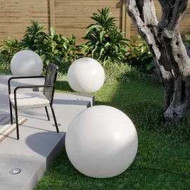 Nowodvorski Lighting Gartenkugel Kunststoff Ø 80 cm weiß
