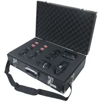 HMF 14521-02 Alu Fotokoffer, Waffenkoffer mit Rasterschaumstoff 56,7 x