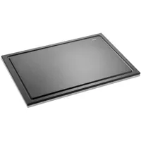 GEFU Schneidebrett SLIZE Küchen-Schneidebrett Rechteckig Holz Grau