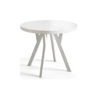 alpi möbel OVO Ø 80 cm weiß