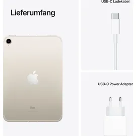 Apple iPad mini (6. Generation 2021) 256 GB Wi-Fi + Cellular polarstern