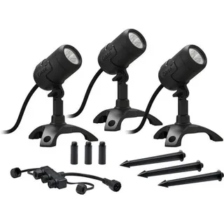 Oase 87506 Teichbeleuchtung 3er Set EEK: G (A - G) LED 2.5W Schwarz