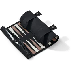 Tchibo - Backgammon zum Aufrollen - anthrazit