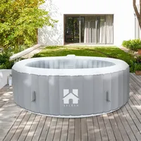 Home Deluxe Splash Whirlpool Ø 208 x 65 cm Grau