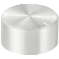TRU Components TC-11613828 Drehknopf mit Knopfmarkierung Silber (Ø x