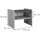 Vicco Sitzbank Roman Grau 53,5 x 41,1 cm