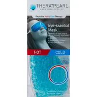 TheraPearl Augenmaske, flexible Gelmaske mit Kühlperlen, Heiß- und Kältetherapie, Schlafmaske zur Entspannung