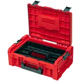 QBRICK System Pro Technician Case 2.0 RED ULTRA HD Custom Werkzeugkoffer 450 x 332 x 171 mm 12 l stapelbar IP54 mit Ablage