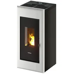 FREEPOINT Pelletofen »One 7«, 7 kW, Stahl, weiss