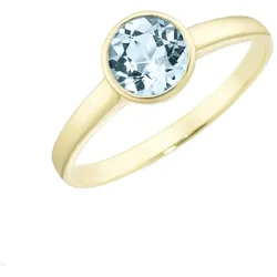 Luigi Merano Ring mit Blautopas, Gold 375 58 Violett Damen 