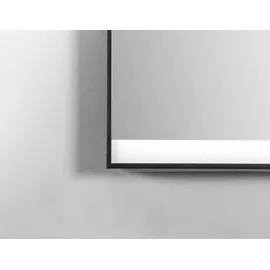 DSK Design LED-Lichtspiegel Black Stark 80 cm x 60 cm