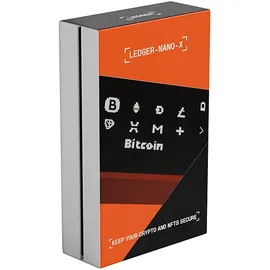 Ledger Nano X Krypto-Hardware-Geldbörse Onyxschwarz
