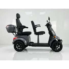 ECONELO E-Seniorenmobil Vista Quarter-1L 1000 Watt 4-Rad Komfort Sitz Grau