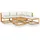 vidaXL Garten-Lounge-Set 6-tlg. creme massivholz akazie