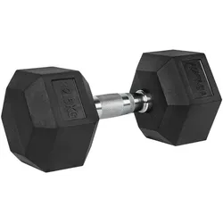 Kurzhantel Hexagon - Hantel - Dumbbell - Pro Stück - 1 bis 40 kg grau 32,5 kg