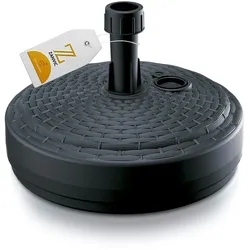 Prosperplast - 18kg Polyethylen-Sonnenschirmständer, 39x39x13cm, Farbe Anthrazit
