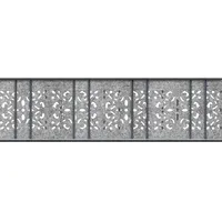 zaun|zu® Sichtschutzstreifen 260 x 15 cm Hellgrau Vlies 2 St.