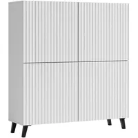 Livetastic Highboard Phuket ca. 120x132 cm Weiß