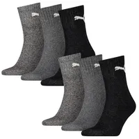 Puma Short Crew Sportsocken 6-Pack grau mix - 47-49