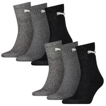 Puma Short Crew Sportsocken 6-Pack grau mix - 47-49