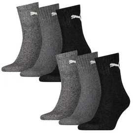 Puma Short Crew Sportsocken 6-Pack grau mix - 47-49