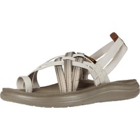 Teva Damen Voya Strappy Womens Sandalen, Elfenbein (Antiguous Birch Abrc), 40 EU - 40 EU