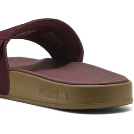 Puma Leadcat 2.0 Palermo Foil Slides Beige/Ruby Shimmer 42