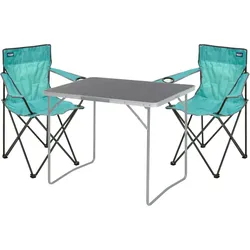 3er Campingmöbel Outdoor Camping Anglerstuhl Aluminium Tisch klappbar