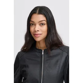 B.YOUNG Outdoorjacke B.YOUNG "Damen Jacke BYACOM", Damen, Gr. 44, schwarz, Obermaterial: 100% Viskose CV., Jacken Outdoorjacke