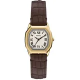 Fossil Damen Analog Quarz Uhr mit Leder Armband ES5426
