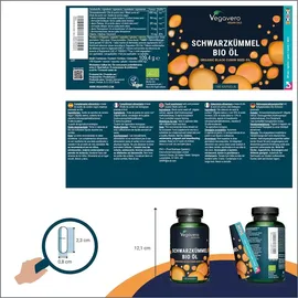 Vegavero Schwarzkümmelöl BIO Kapseln 180 St.