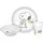 Geda Labels Kindergeschirr Snoopy Cute & Cuddly 3-teilig in Grau - 21,5x21,5x8,5 | Gr.: onesize
