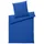 ELEGANTE Smooth Musselin Ultramarin 135 x 200 cm + 80 x 80 cm