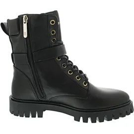 Tommy Hilfiger Damenschuhe Stiefel Schnürer Schwarz Freizeit, Schuhgröße:37 EU - Schwarz