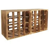 CHICCIE Weinregal 30 x 40 x 30 cm Braun