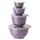 Rosti Rührschüssel Set 4tlg. mit Deckel "Margrethe" violett (lavender) 0,25+0,5+1,5+3,0L