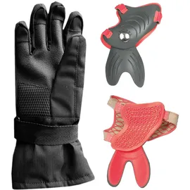 Level Fly Jr Skihandschuhe Black XL