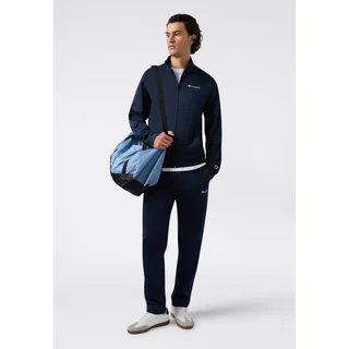 Champion Trainingsanzug Tracksuit Small Logo (2-tlg), zweiteiliges Set, mit Reißverschlusstaschen, aus Polyester blau S (44/46)