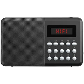 Auviso FM-Taschenradio schwarz