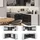 Vicco Winkelküche Fame-Line L-Form 160 x 190 cm Anthrazit Hochglanz/Weiß