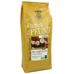 GEPA Faires Pfund Crema, ganze Bohne bio 500g
