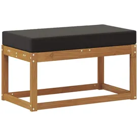 vidaXL Outdoor Hocker Bank Massivholz Akazie Natur