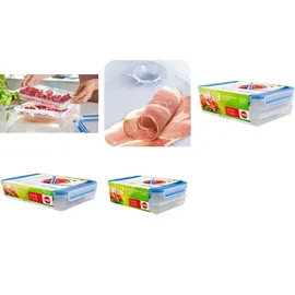 Emsa Frischhaltedose CLIP & CLOSE 6,0 cm hoch transparent 1,65 l, 1 St.
