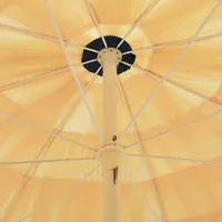 VidaXL Strandschirm Natur 300 cm Hawaii Style