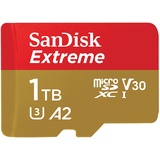 SanDisk Extreme microSDXC UHS-I U3 A2 + SD-Adapter 1 TB