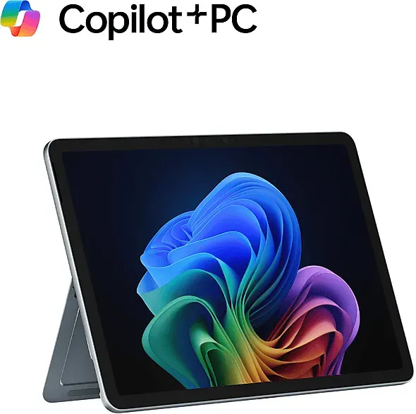 MICROSOFT Surface Pro, Copilot+ PC, Neuestes Modell, 1. Edition, Tablet Convertible, mit 12 Zoll Display Touchscreen, Qualcomm Snapdragon X Plus X1P-42-100 Prozessor, 16 GB RAM, 512 UFS, AdrenoTM Onboard Graphics, Ozean, Windows 11 Home