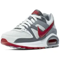 Nike Air Max Command Flex (GS) Sneaker, Grau (Pure Platinum/Gym Red-Dark Grey 009), 37.5 EU