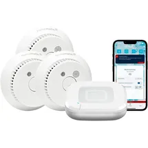Homematic IP Rauchwarnmelder Weiß Starterset 3